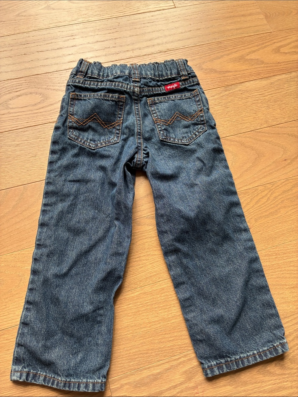 Wrangler Kids Blue Denim Jeans with Elastic Waistband